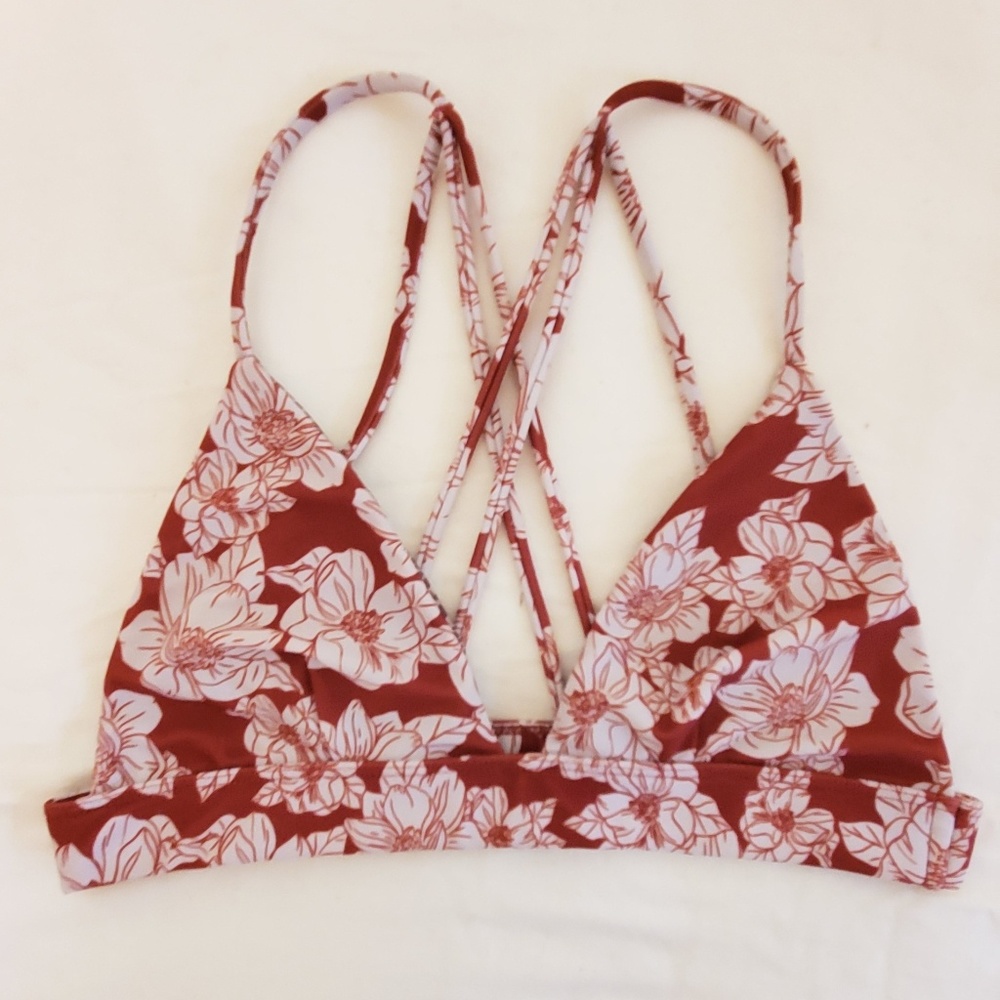Acacia Swimwear medium Awapuhi top Rust Magnolia